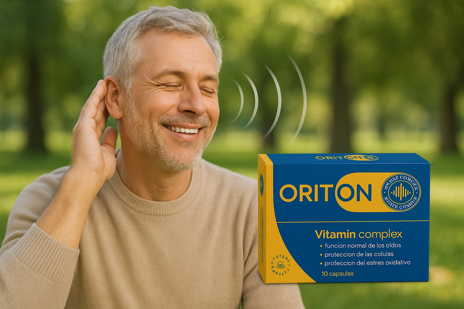 Persona disfrutando de una audición clara