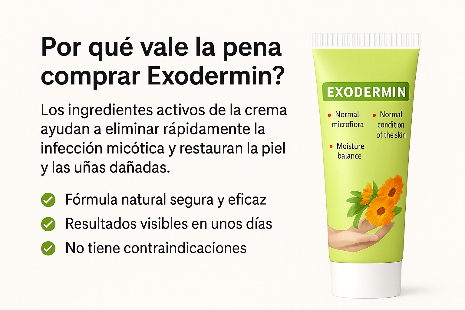 Cómo aplicar Exodermin en la piel