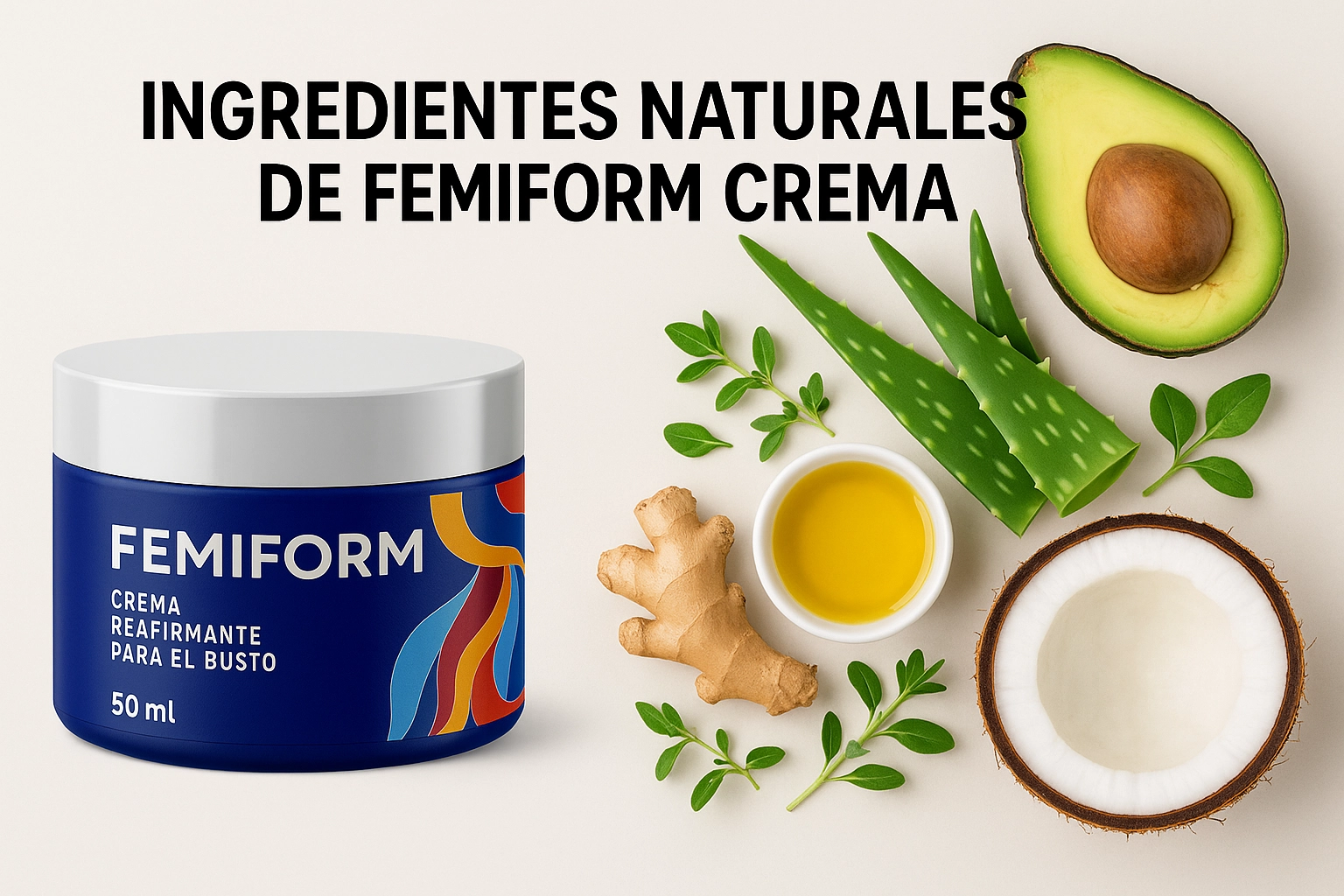 Ingredientes naturales de Femiform crema
