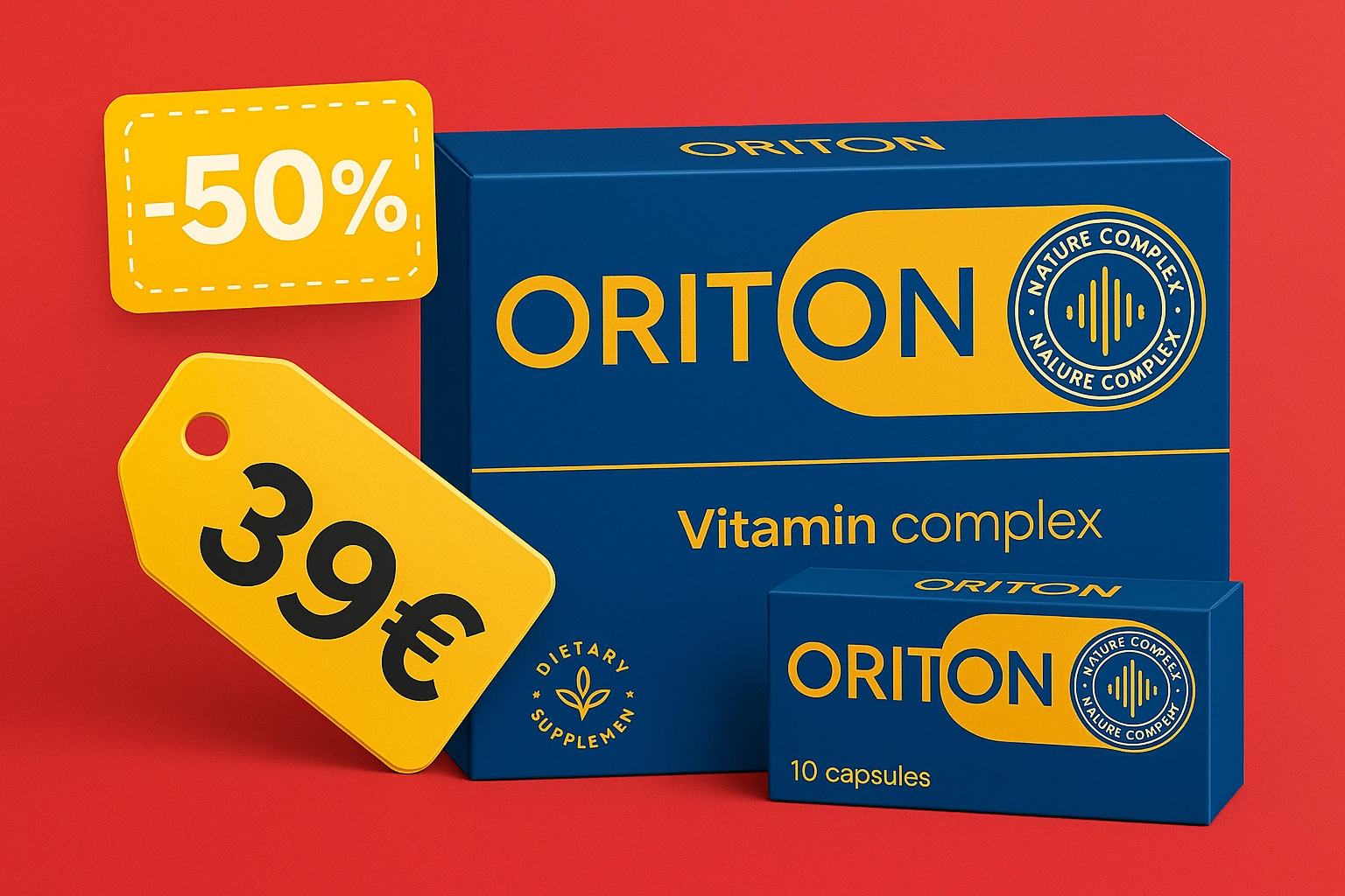 Precio con descuento de Oriton 39 €
