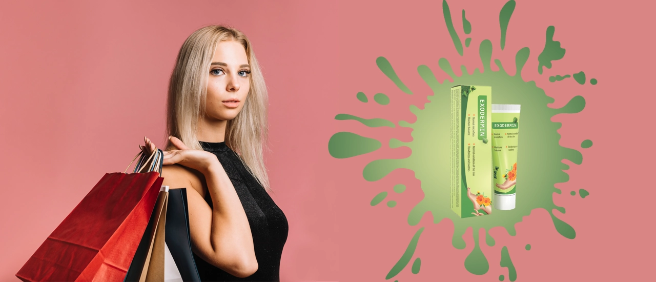 Envase de la crema original Exodermin para el tratamiento de infecciones fúngicas