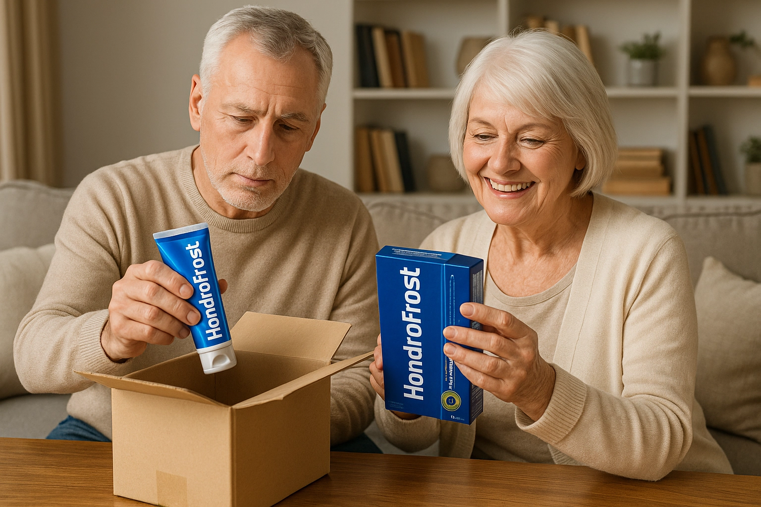 Aplicación diaria del gel HondroFrost sobre la articulación