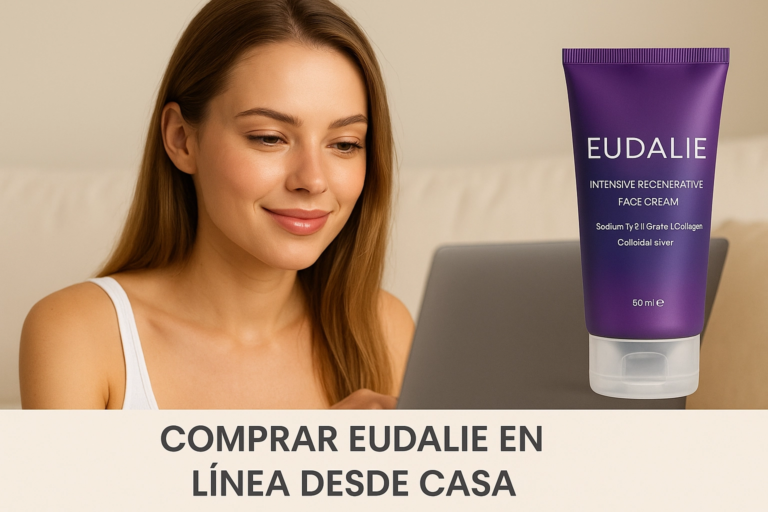 Mujer con piel radiante y firme