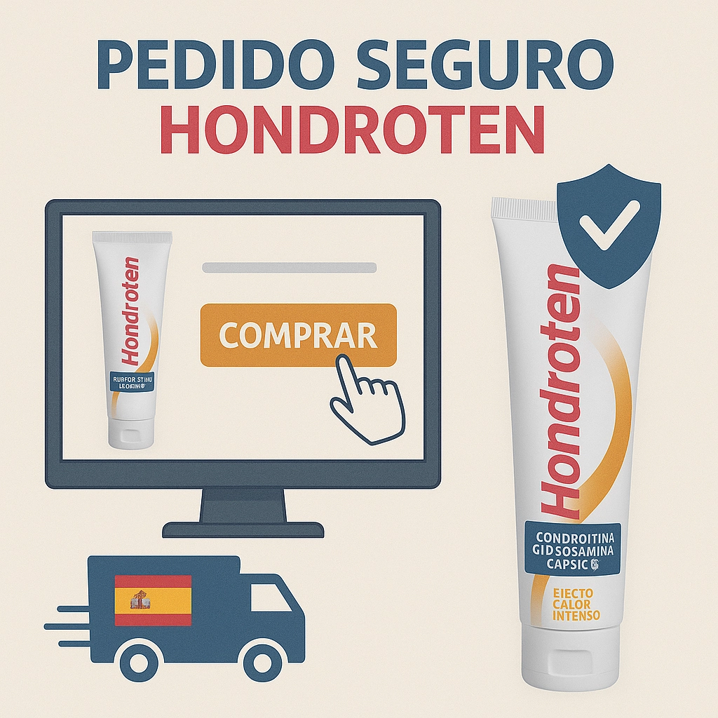 Página oficial de Hondroten con proceso de pedido fácil y entrega en España