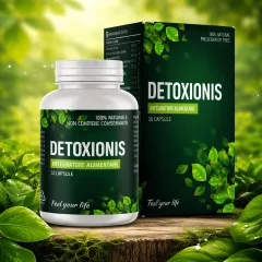 Detoxionis cápsulas en formato cápsulas con presentación del producto