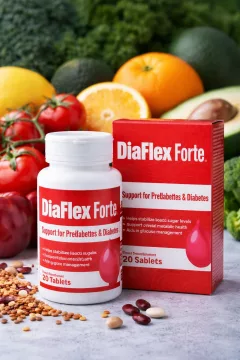DiaFlex Forte cápsulas en formato cápsulas con presentación del producto