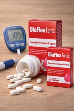 Detalle visual de DiaFlex Forte y su propuesta de articulaciones para el mercado español