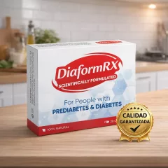Detalle visual de DiaformRX y su propuesta de salud para el mercado español