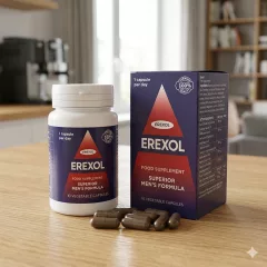 Detalle visual de Erexol y su propuesta de para hombres para el mercado español