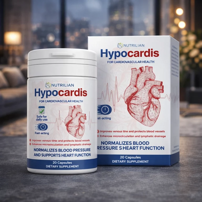 Hypocardis cápsulas en formato cápsulas con presentación del producto