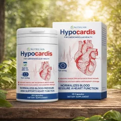 Detalle visual de Hypocardis y su propuesta de salud para el mercado español