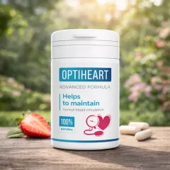 Detalle visual de Optiheart y su propuesta de salud para el mercado español