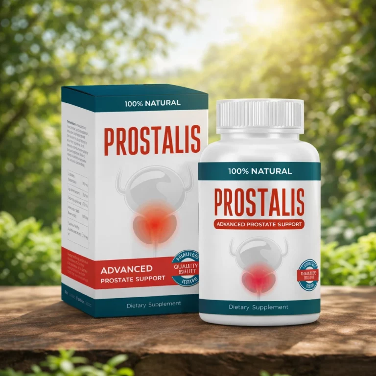 Prostalis cápsulas en formato gel con presentación del producto
