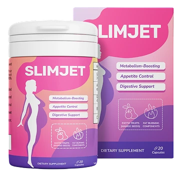 SlimJet cápsulas en formato cápsulas con presentación del producto