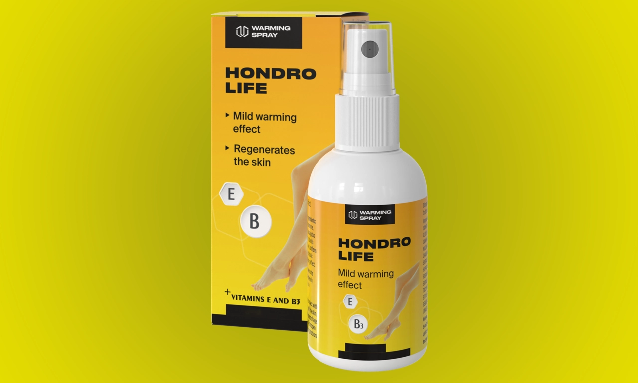 Frasco del spray original Hondrolife para la recuperación articular.