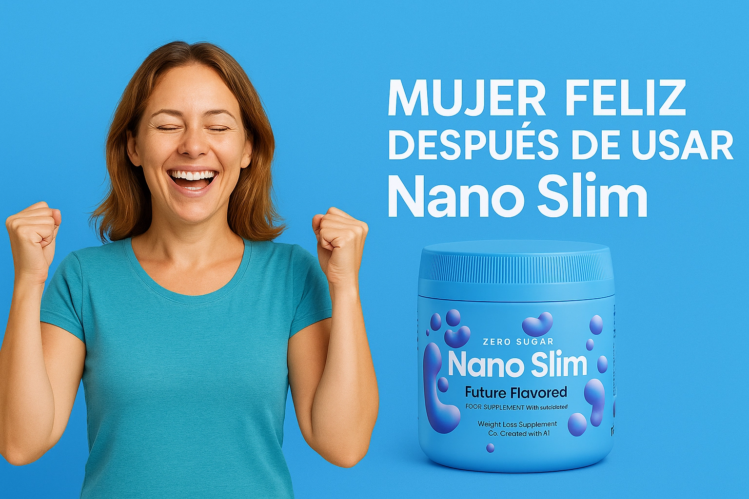 Ingredientes naturales de Nano Slim: té verde, MCT, vitamina B6