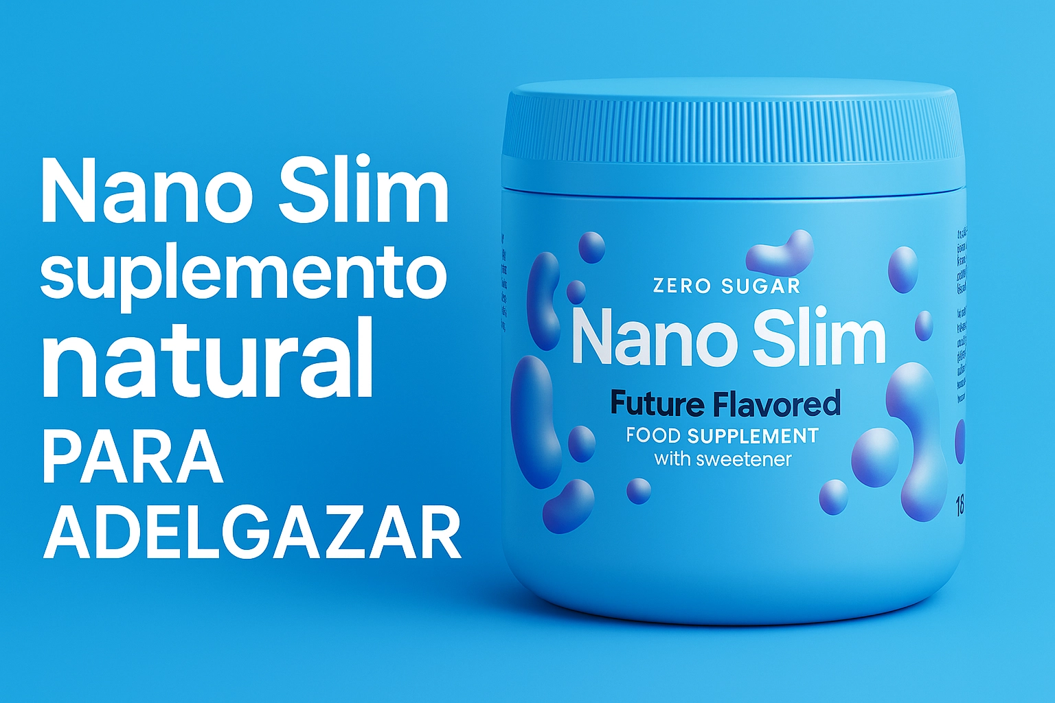 Mujer feliz después de usar Nano Slim