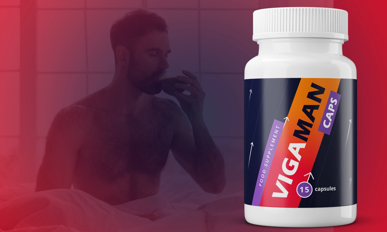 Cápsulas de Vigaman para la salud y energía masculina.