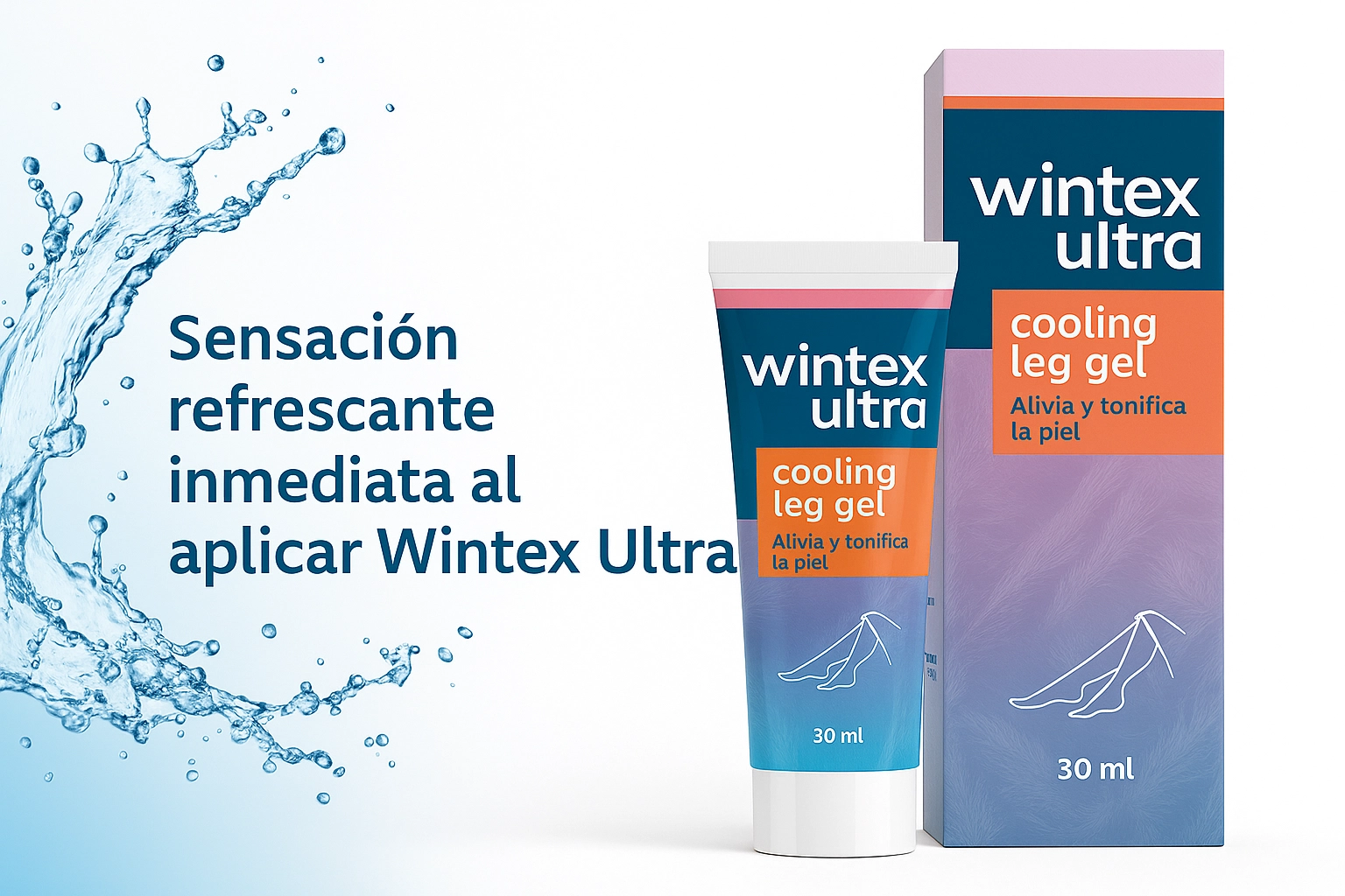 Sensación refrescante inmediata al aplicar Wintex Ultra