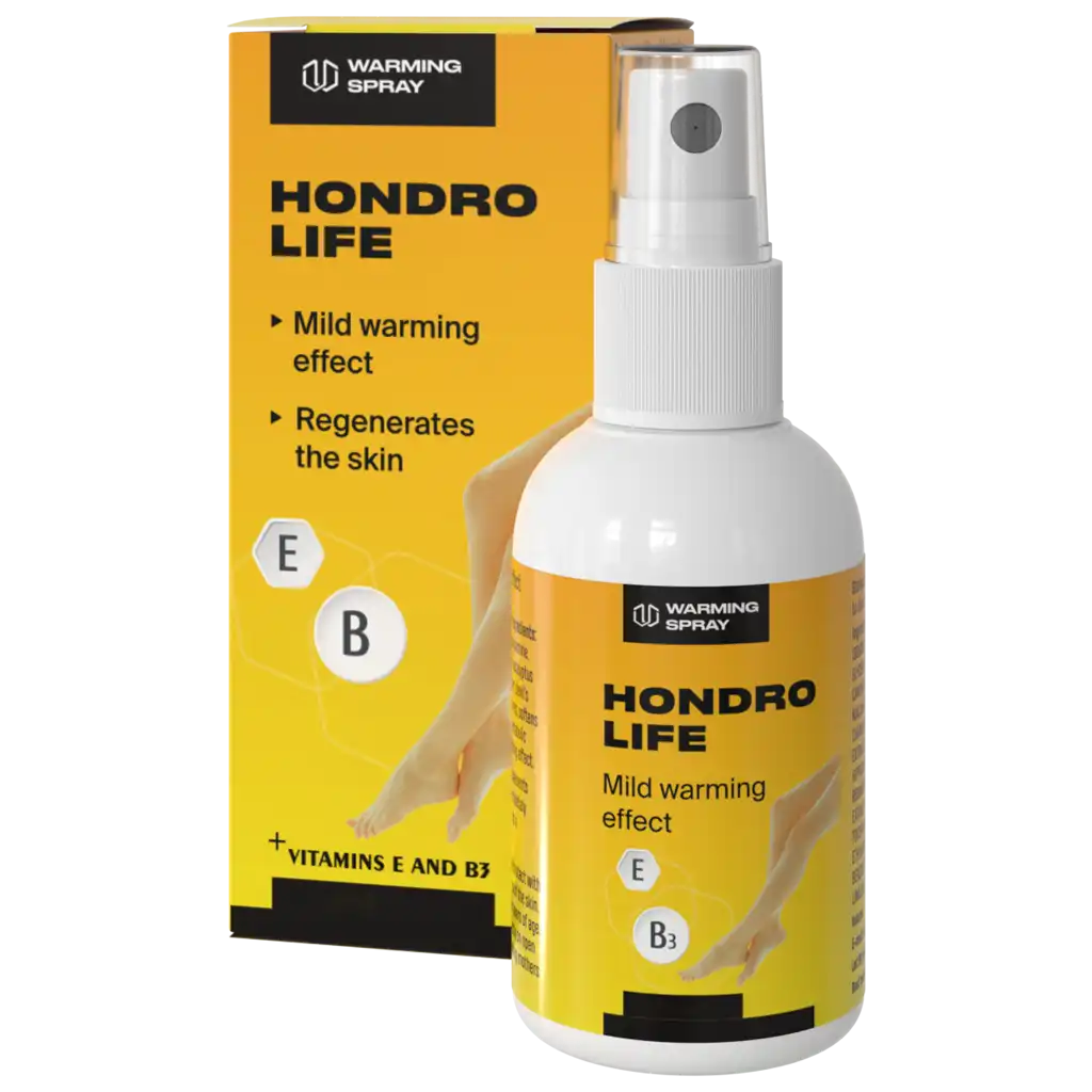 Hondrolife Spray - un remedio contra la inflamación y el dolor en las articulaciones.