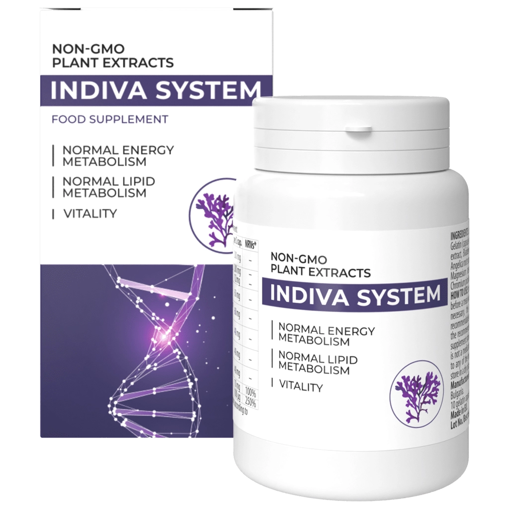 Indiva System – complejo natural para adelgazar, acelera el metabolismo y suprime el apetito.
